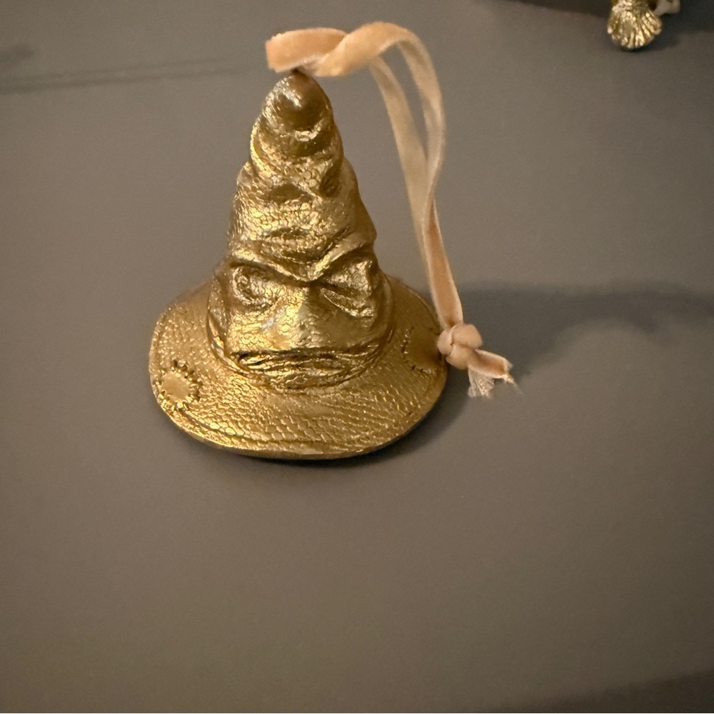 Pottery Barn Gold Owl Ornament - Picture 3 of 10